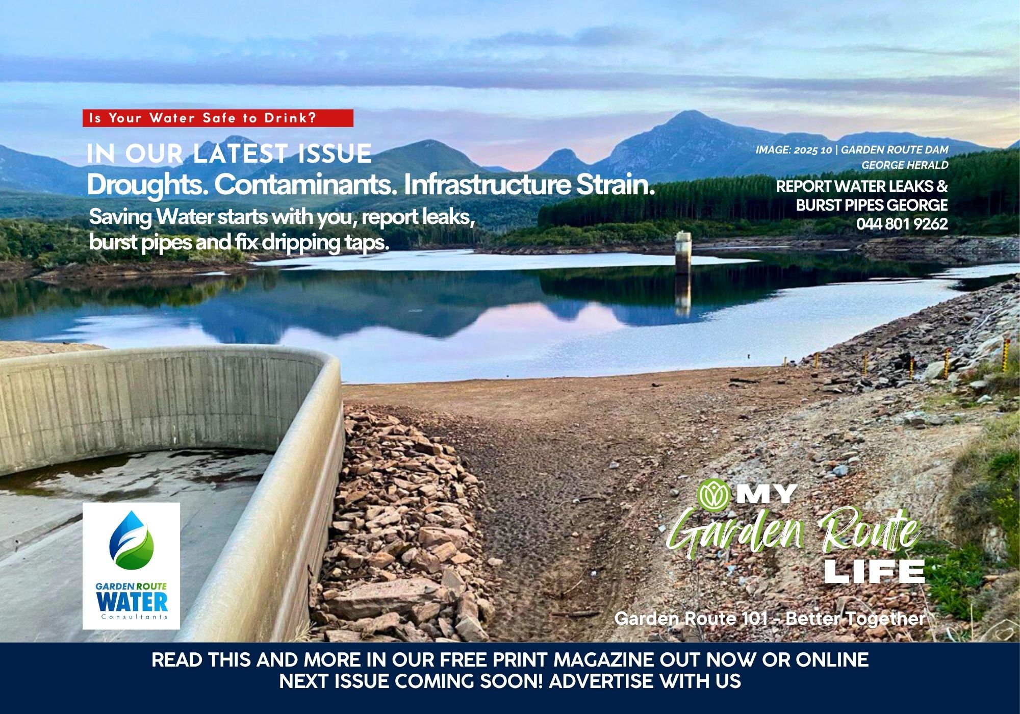 Is Your Water Safe to drink? Droughts. Contaminants. Infrastructure Strain.   Don’t underestimate prioritising water safety in a drought-prone region.