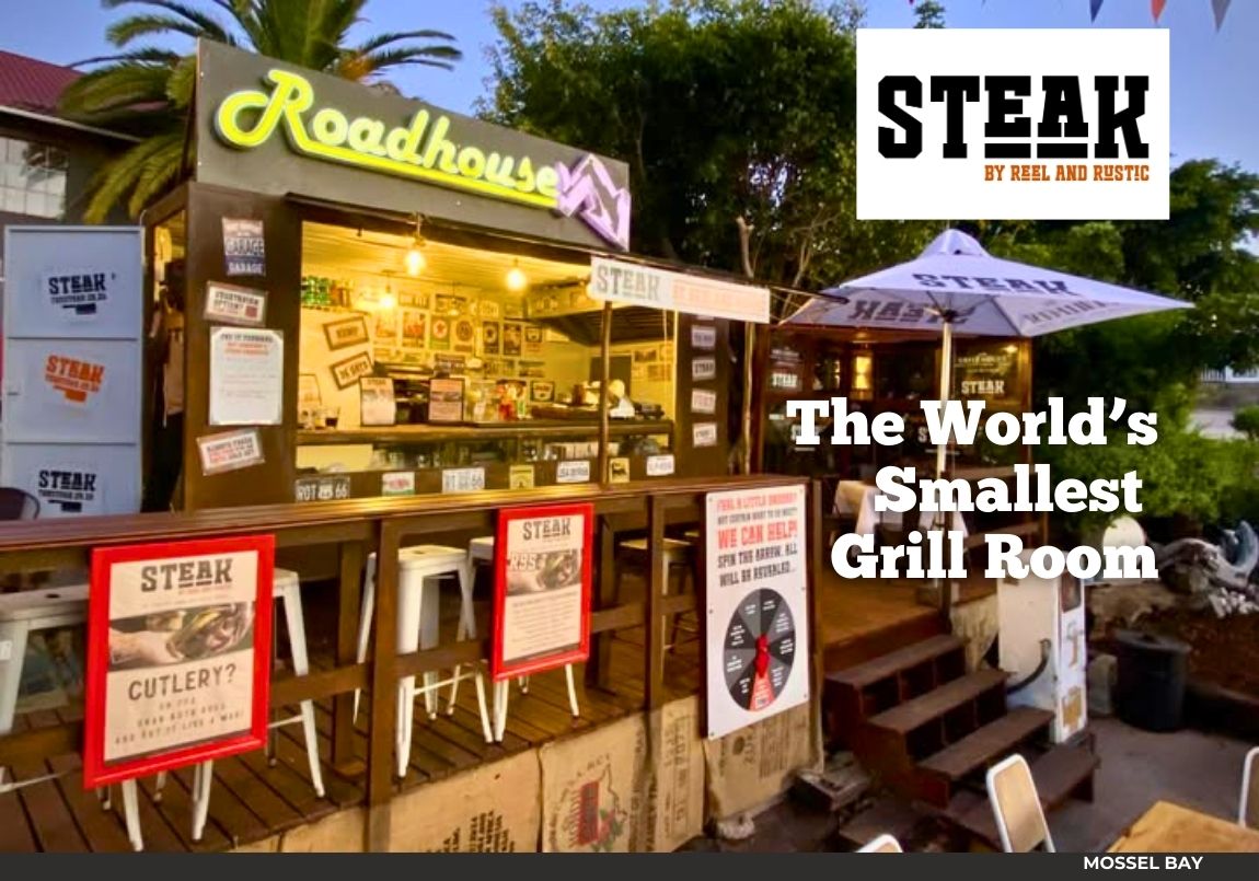 Steak by Reel and Rustic at the Blue Shed in Mossel Bay