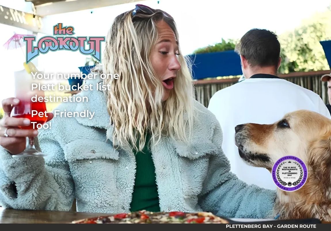 The Lookout Deck - Plett's number one Pet Friendly Bucket List destination
