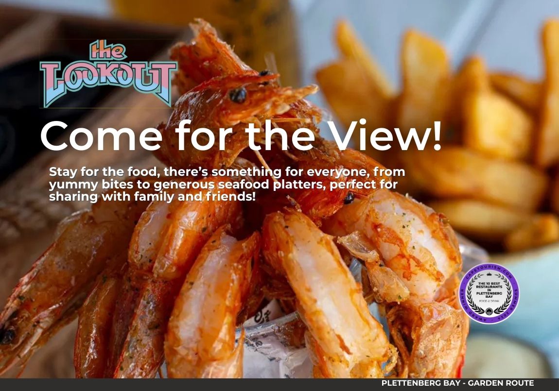 Lookout Deck - Come for the View, stay for the food that locals rave about...