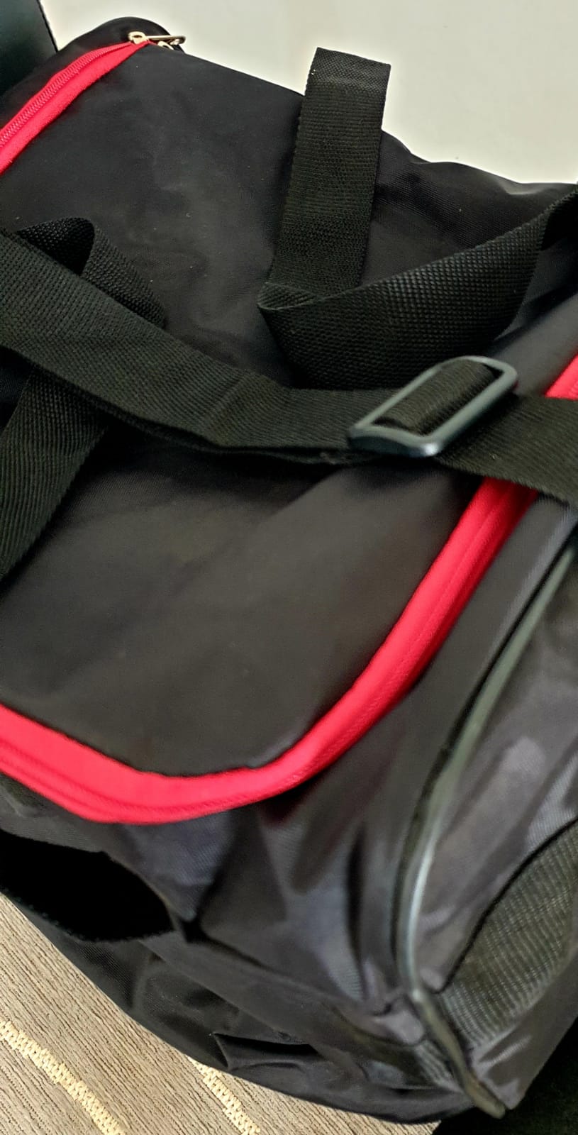 Our durable locally made Portable Zippered Sports bags are GREAT for the gym