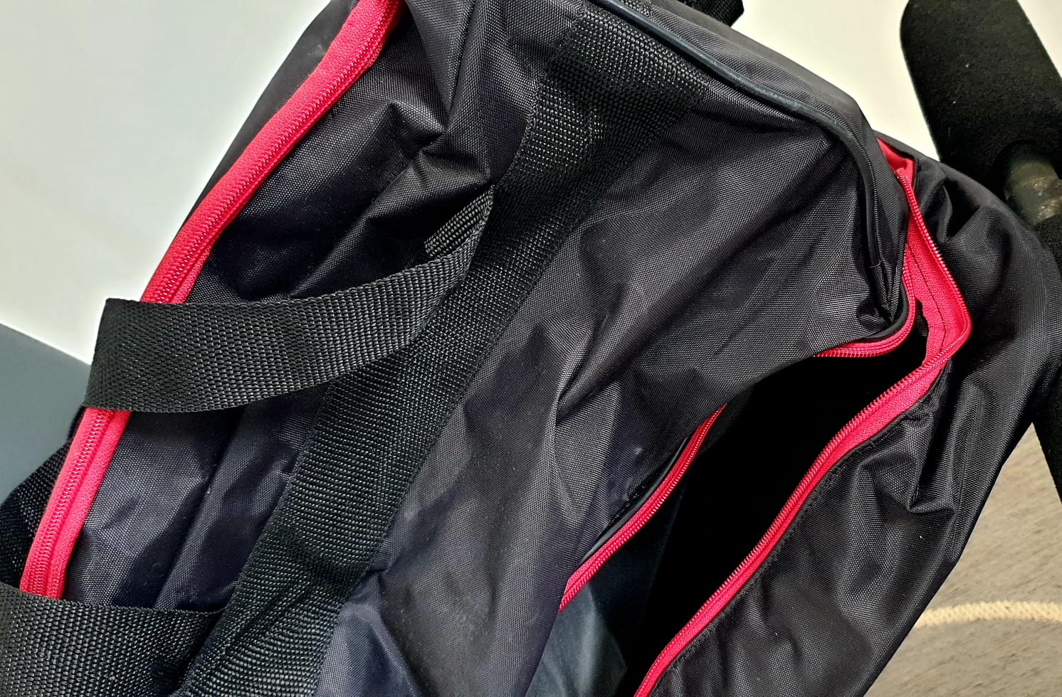 Our durable locally made Portable Zippered Sports bags are GREAT for the gym