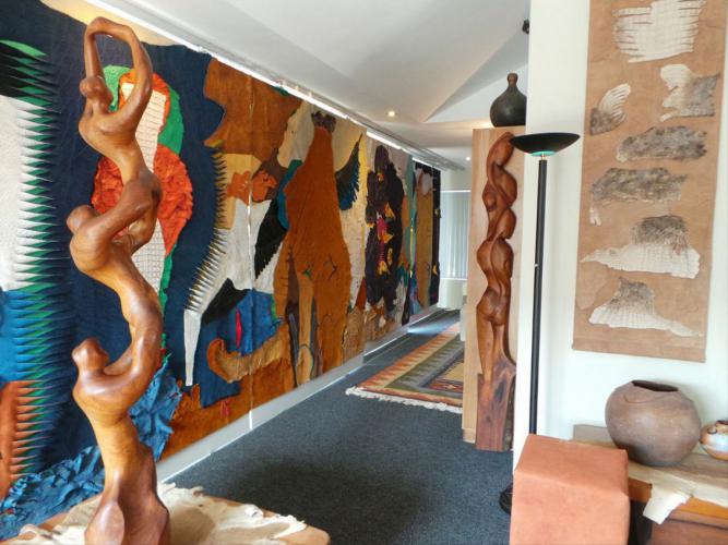 Artworks by Beatrix Bosch, renowned local artist grace the walls of many homes in the Garden Route