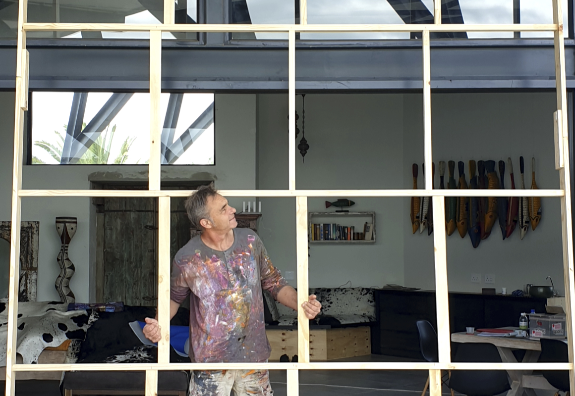 Peter Pharoah is well known for his large, vibrant and expressive artworks