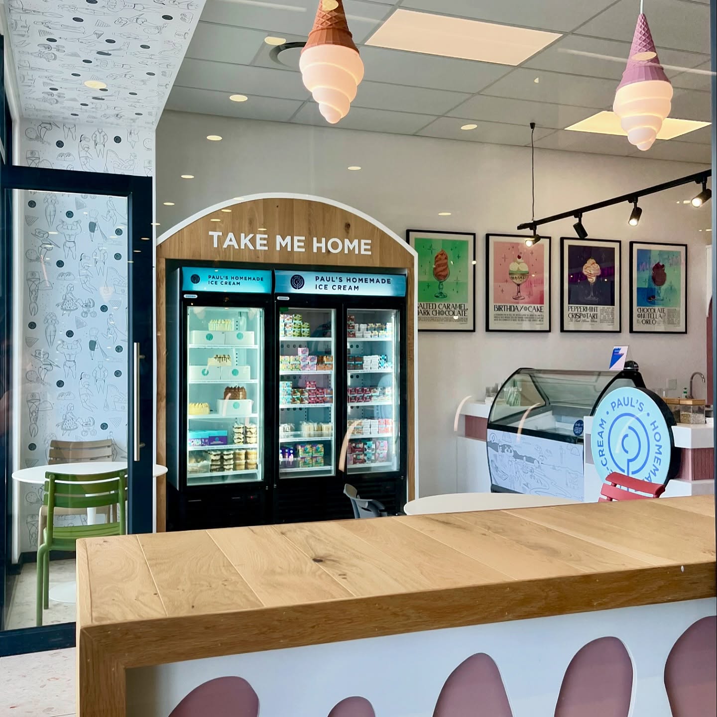 Paul's Home-made Ice-Cream store by Architect, Eddie da Silva - Visit the store at the Outeniqua Lifestyle Centre in Courtenay Street, George.