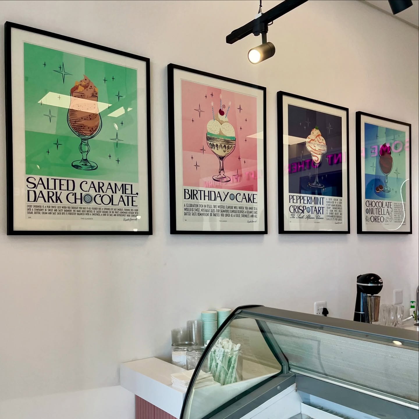 Paul's Home-made Ice-Cream store by Architect, Eddie da Silva - Visit the store at the Outeniqua Lifestyle Centre in Courtenay Street, George.