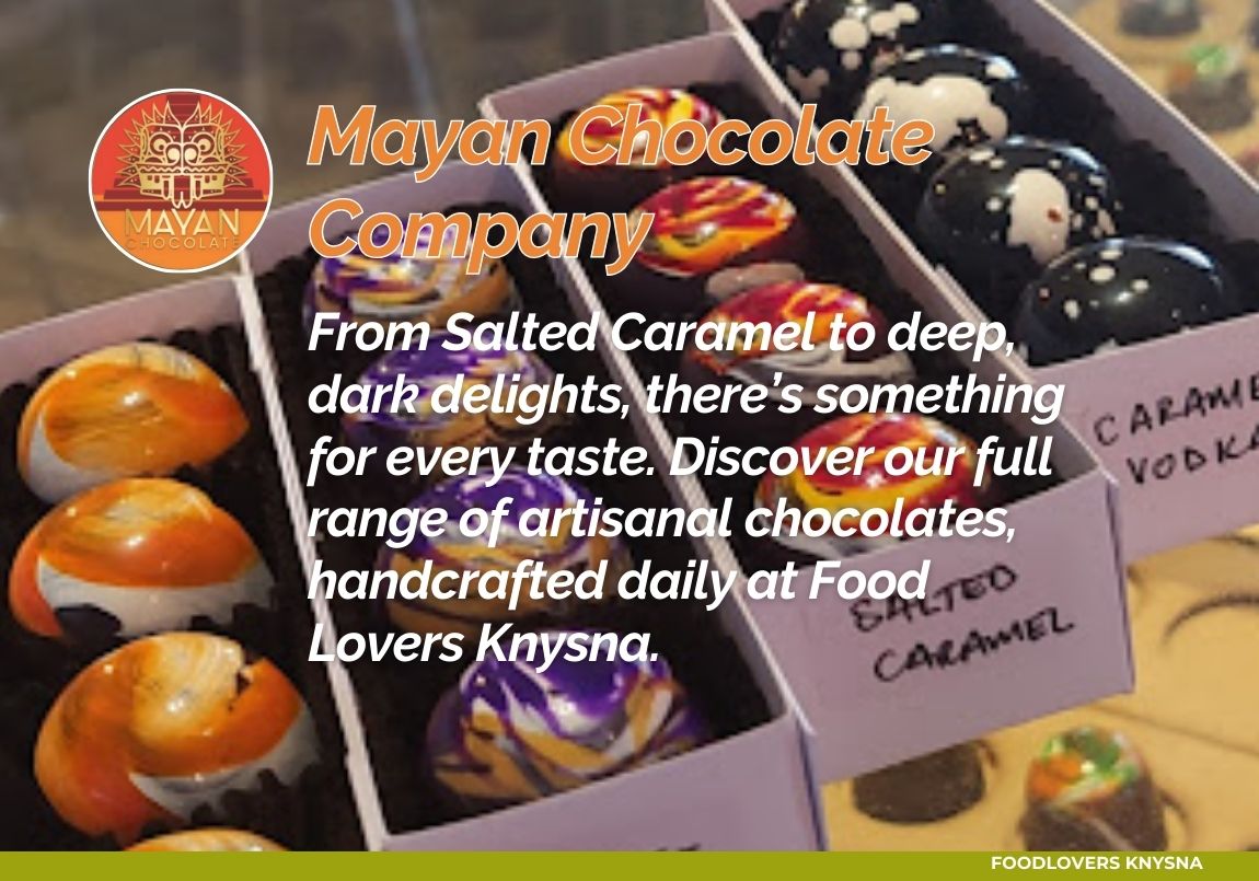 Mayan Chocolate Company Open Daily at Food Lovers Knysna