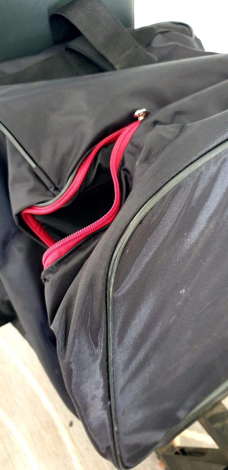 Our durable locally made Portable Zippered Sports bags are GREAT for the gym